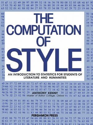 cover image of The Computation of Style
